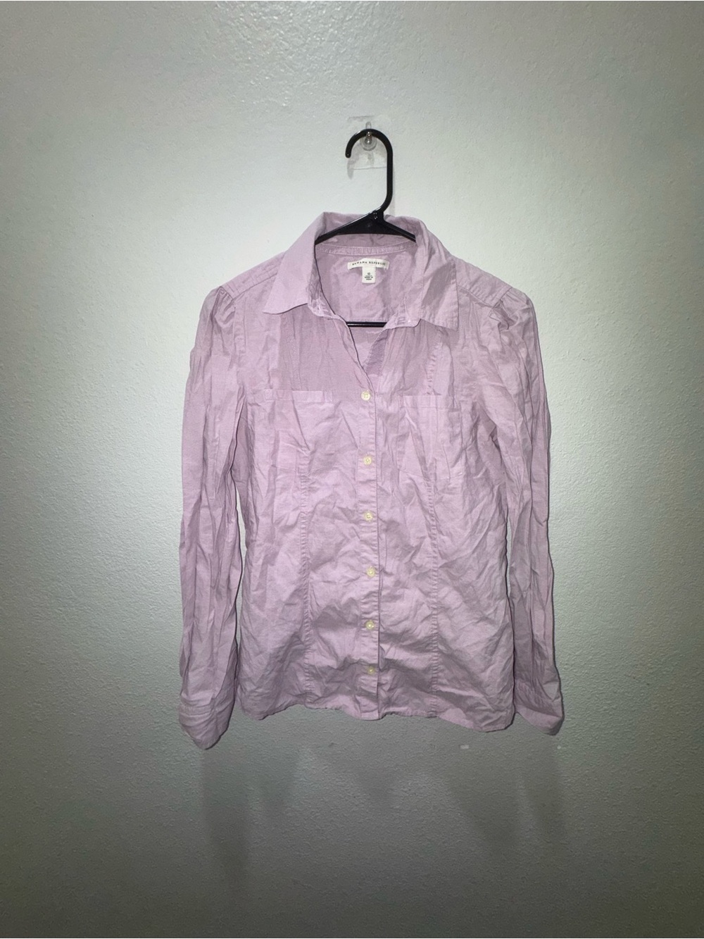 Banana Republic Pale Pink Button-Down Shirt